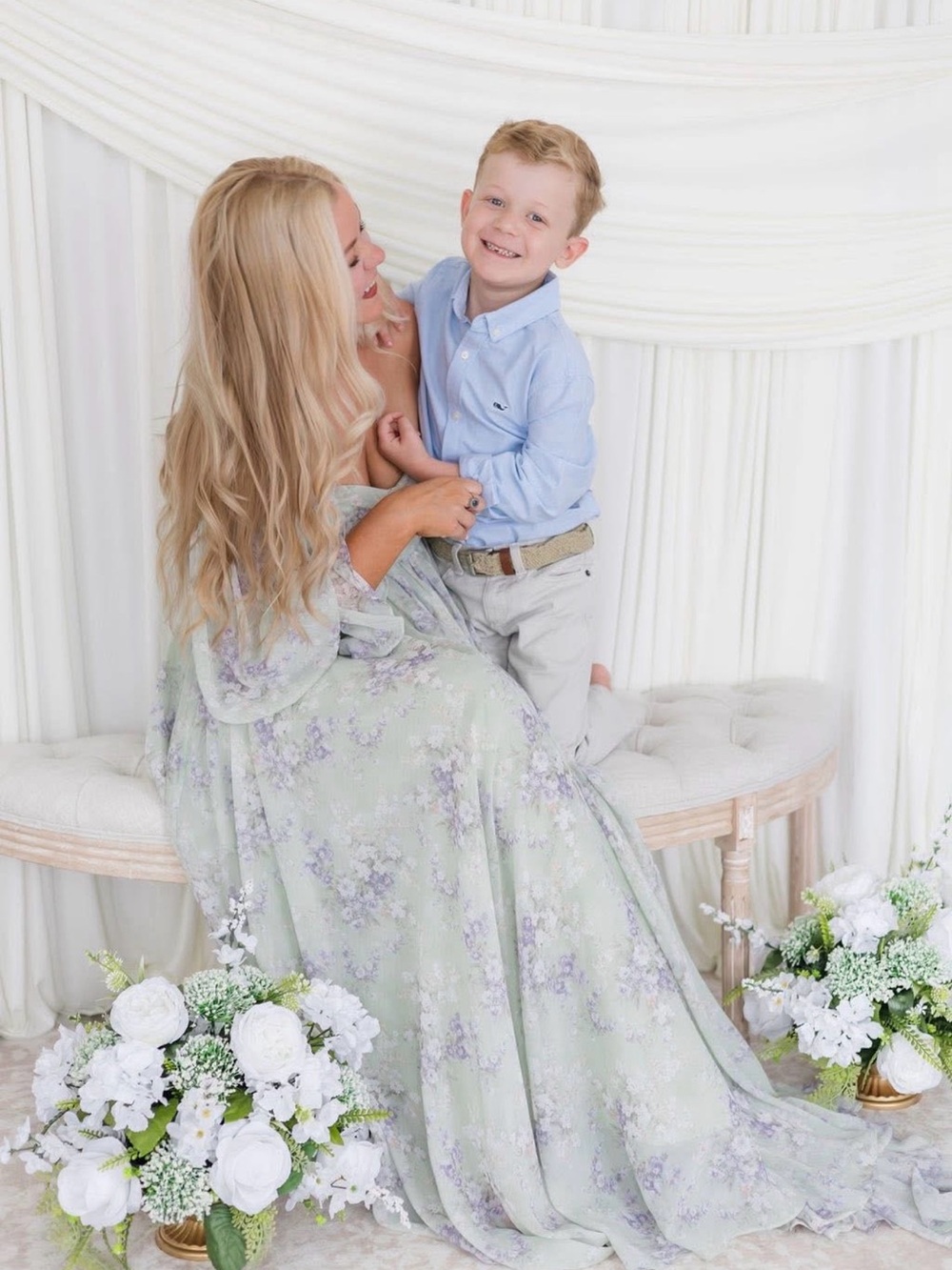 Worth Collective Delilah Maxi Dress with Train - Picture 7 of 8